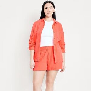 NWOT Old Navy Gauze Button Down (Part of Matching Set!), Size XS